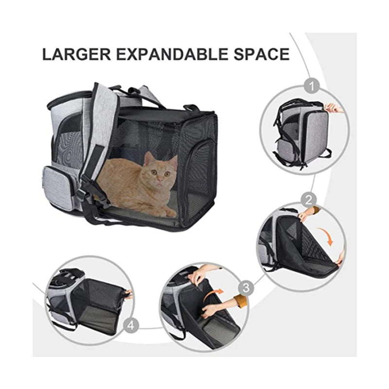 Sac à dos de transport pour chats