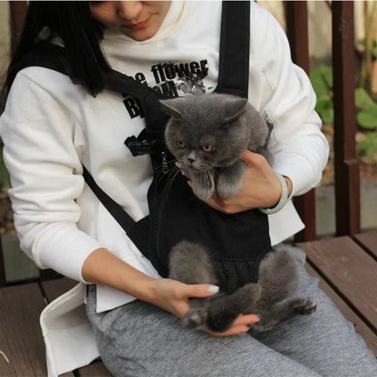 Sac à poitrine de transport pour chats